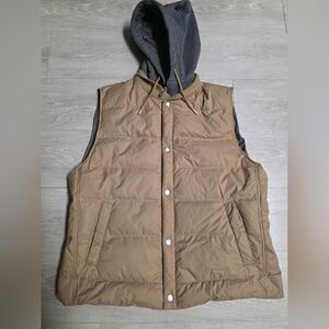 Brunello Cucinelli Tan Hooded Vest